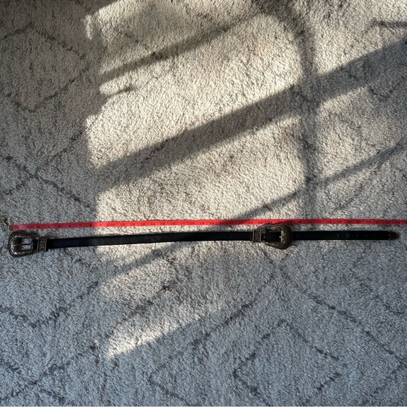 The Kooples Black and Gold Belt